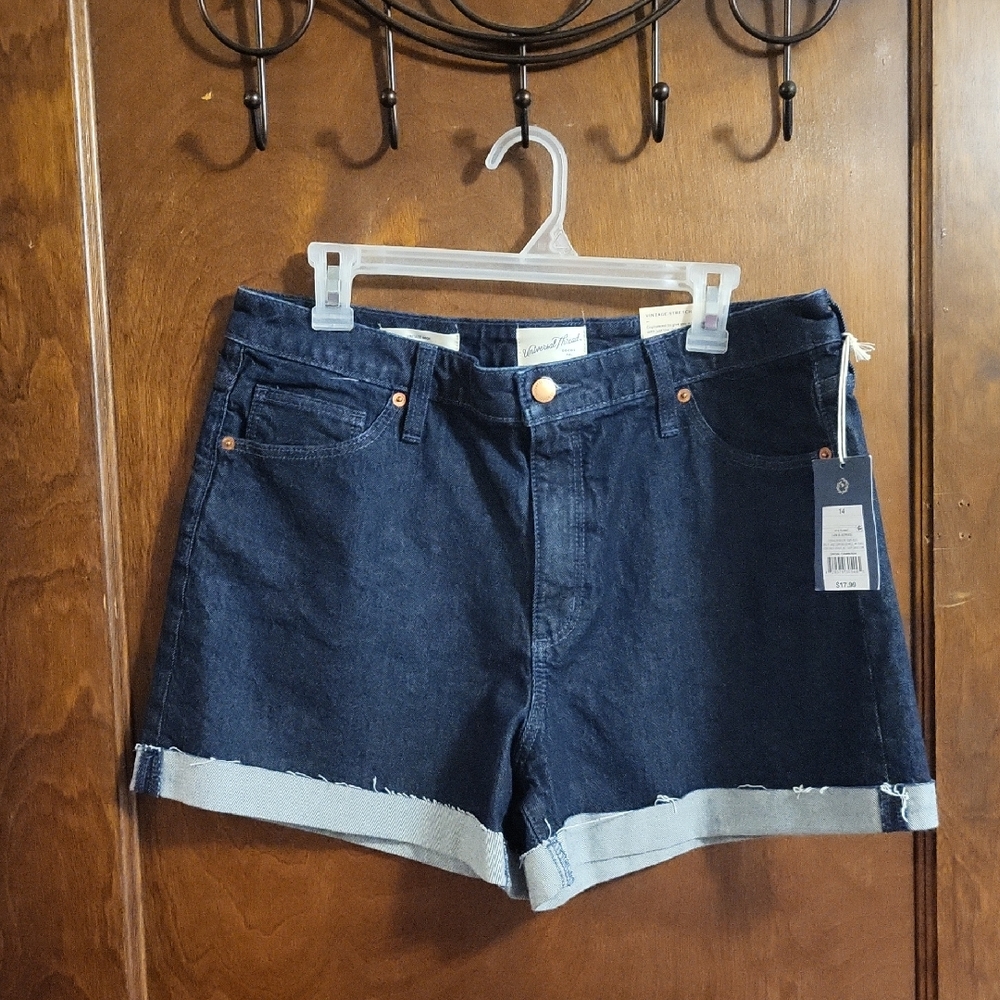 Universal Thread Dark Blue Jean Shorts